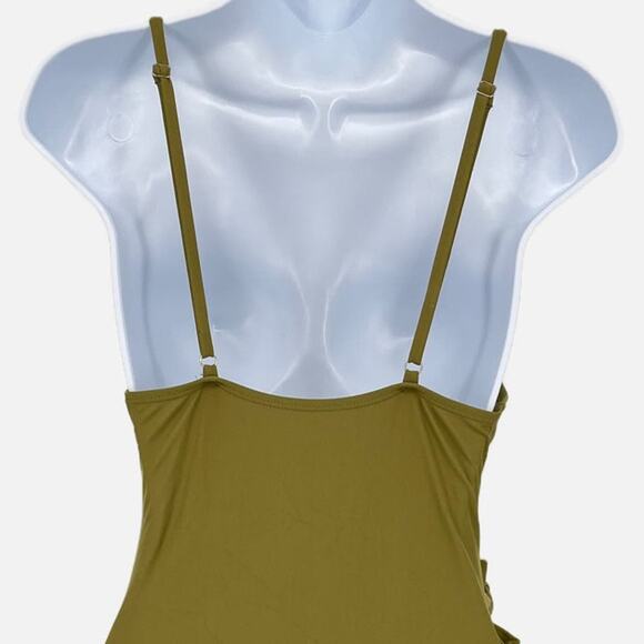 Swimsuit Traditional Style Classic One Piece in Sage Green Size Small - Picture 6 of 9